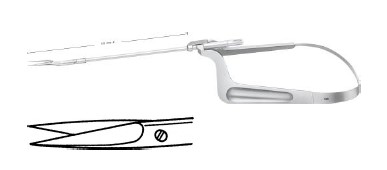 МІКРО НОЖИЦІ ПРЯМ. ГОСТР./ГОСТР.